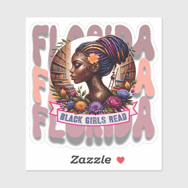 Pegatina de capítulo de BGR Florida | Diseño de co (Hoja)