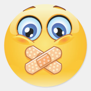 Pegatina de cara de Fiesta sorpresa