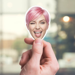 Pegatina de cara de personalizado - Foto personali