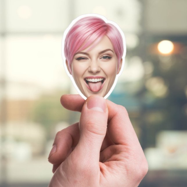 Pegatina de cara de personalizado - Foto personali (Subido por el creador)