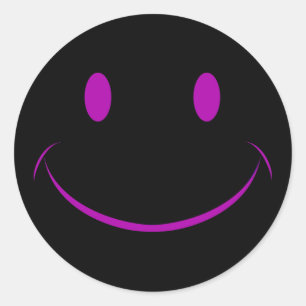 Pegatina de cara negra