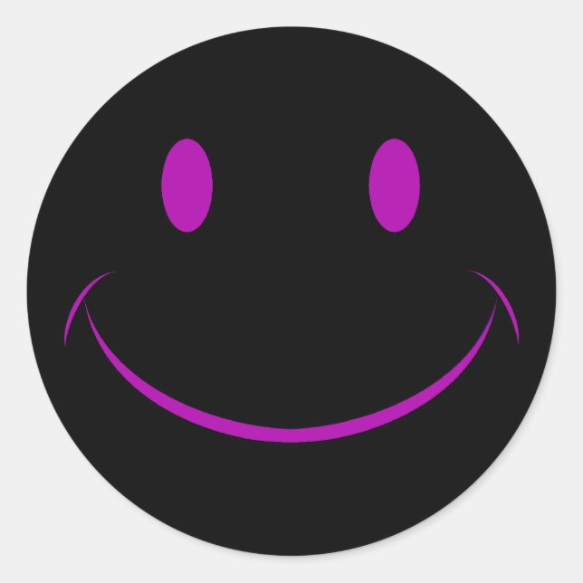 Pegatina de cara negra (Anverso)