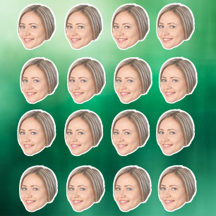 Pegatina de cara personalizada, Pegatinas personal