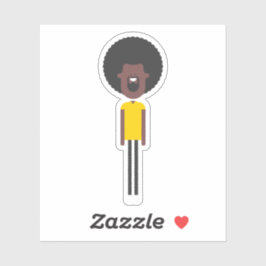 Pegatina de caracteres de GCC - Frankie