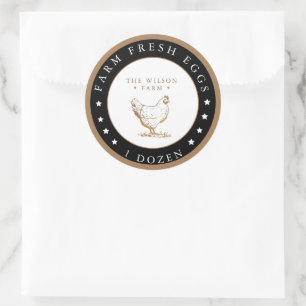 Pegatina de Cartón de Huevo de las Estrellas de Or