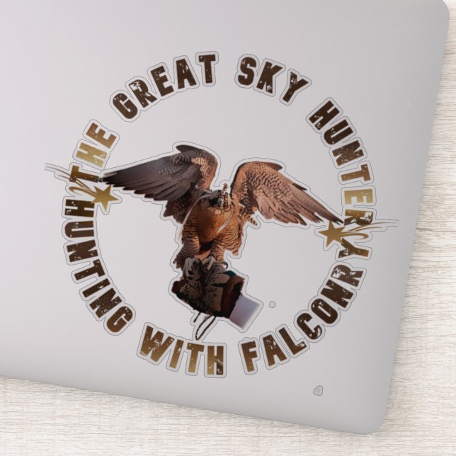 pegatina de caza de aves (Detalle)