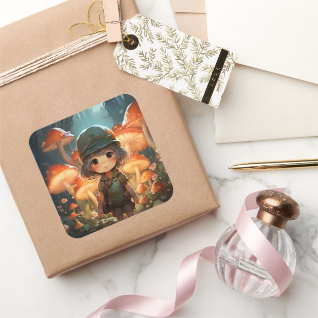 Pegatina de champiñones (Regalar)