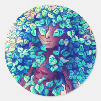 Pegatina de Chica de árbol