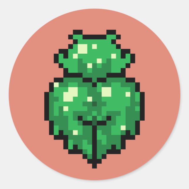 Pegatina de chica de deslizamiento verde (Anverso)