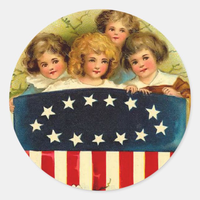 Pegatina de Chicas de época (Anverso)