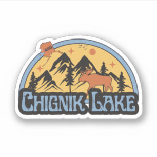 Pegatina de Chignik Lake, Alaska