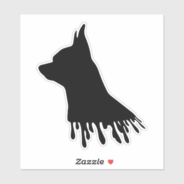 Pegatina de Chihuahua (Hoja)