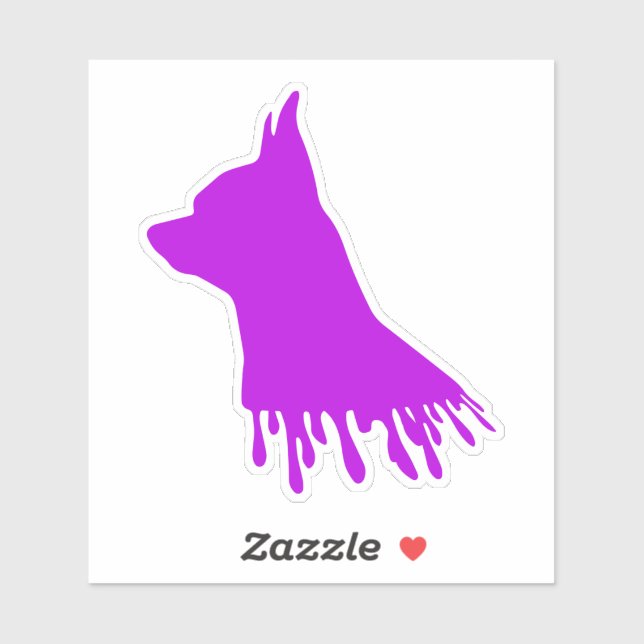 Pegatina de Chihuahua (Hoja)