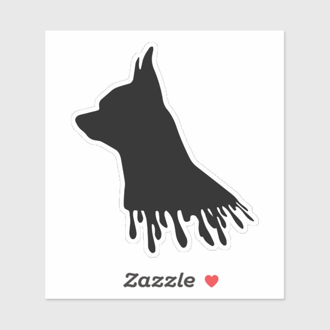 Pegatina de Chihuahua (Hoja)