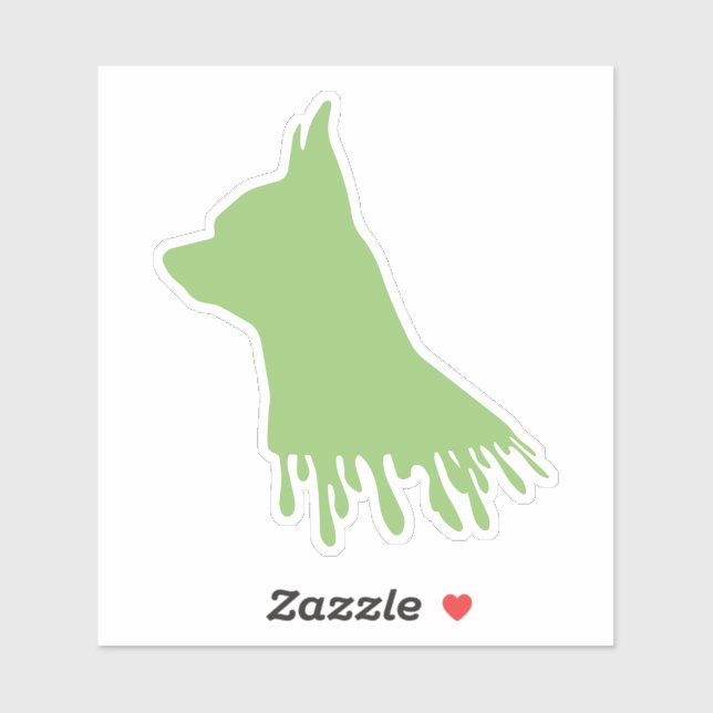 Pegatina de Chihuahua (Hoja)