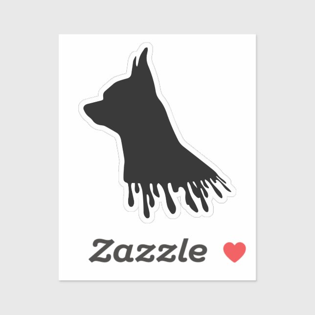 Pegatina de Chihuahua (Hoja)