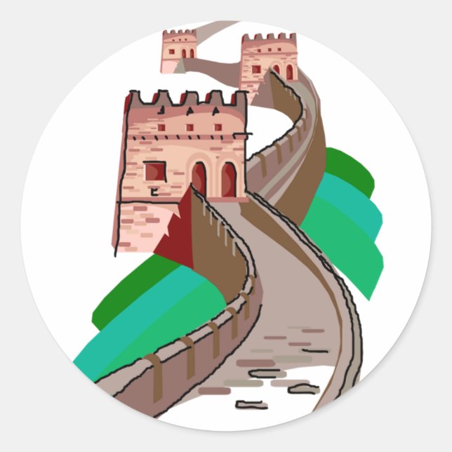 Pegatina de China (Anverso)