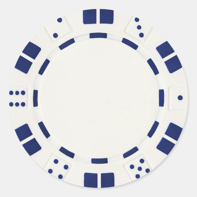 pegatina de chip de póker (Anverso)