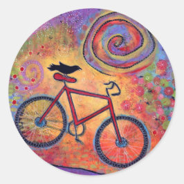 Pegatina de ciclismo y de Raven - Solo en biciclet