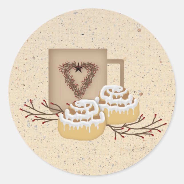 Pegatina de Cinnamon Rolls (Anverso)