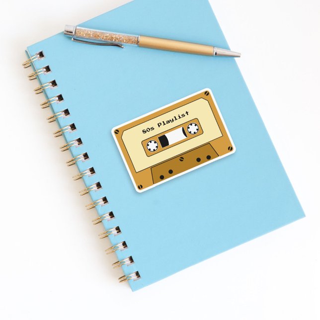 Pegatina de cinta de cassette (Cassette Tape Sticke)