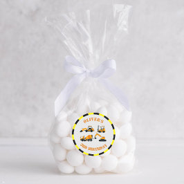 Pegatina de Círculo de Fiesta de Construcción de D