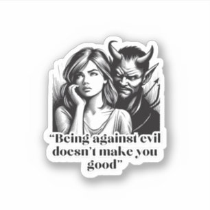 pegatina de cita de hemingway