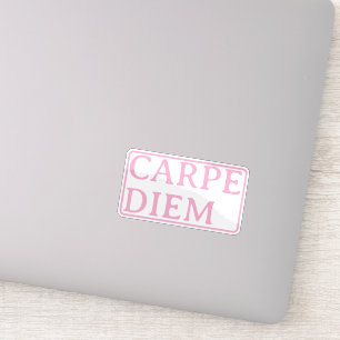 Pegatina de cita latina Carpe Diem
