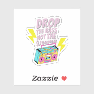 Pegatina de citas de cultura pop