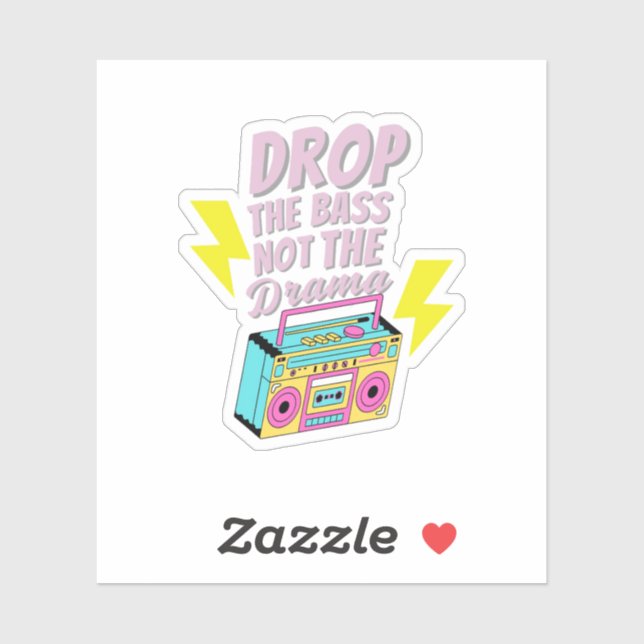 Pegatina de citas de cultura pop (Hoja)