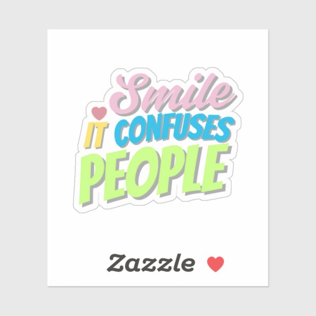 Pegatina de citas divertidas (Hoja)