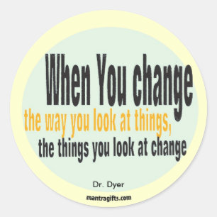 Pegatina de citas Dr. Wayne Dyer