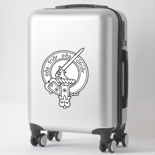 Pegatina de Clan Gunn Escudo (Old Norse)