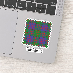 Pegatina de Clan MacDonald Tartan