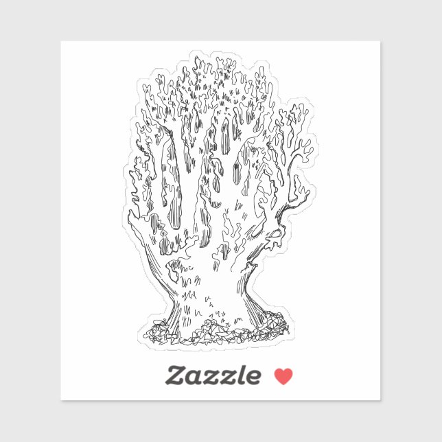 Pegatina de Clavaire Jaune Mushroom (Hoja)