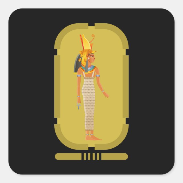 Pegatina de Cleopatra Square (Anverso)