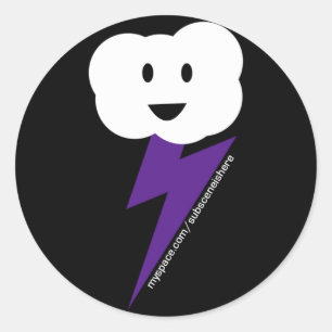 Pegatina de Cloud&Lightning!