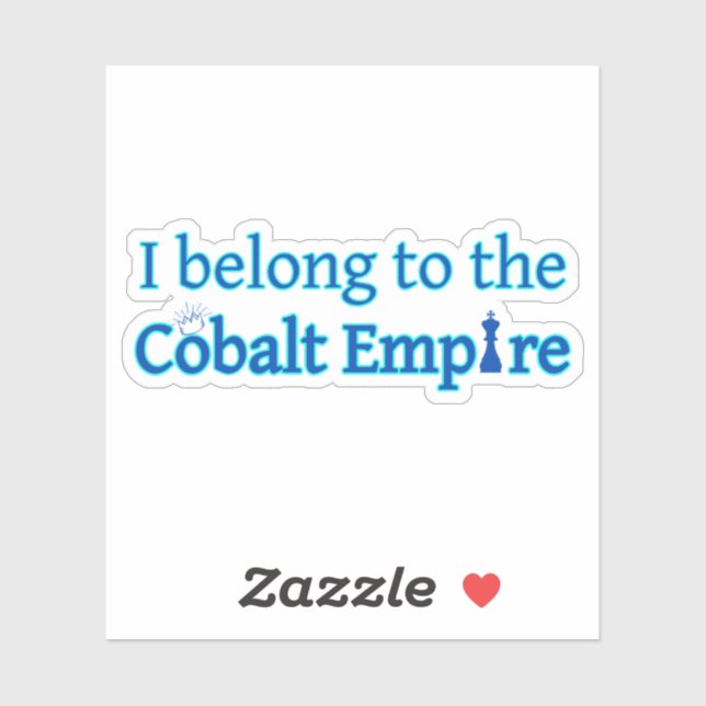 Pegatina de Cobalt Empire (Hoja)