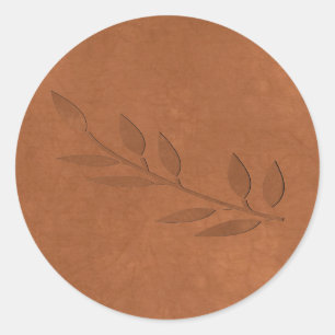 Pegatina de cobre aplastado