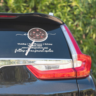 Pegatina de coche de negocio de panadería de logot