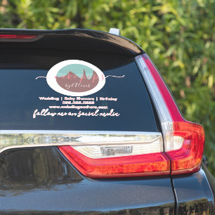 Pegatina de coche de negocio de panadería de logot