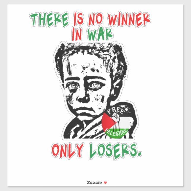 Pegatina de coches de Palestina, bandera de Palest (Hoja)