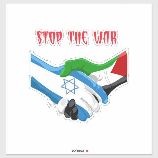 Pegatina de coches de Palestina, bandera palestina (Hoja)