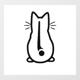 Pegatina de coches - Diseño de gatos