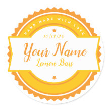 Pegatina de cocina con etiqueta de panadería