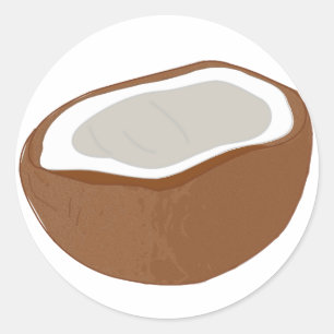 Pegatina de coco