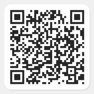 Pegatina de código QR