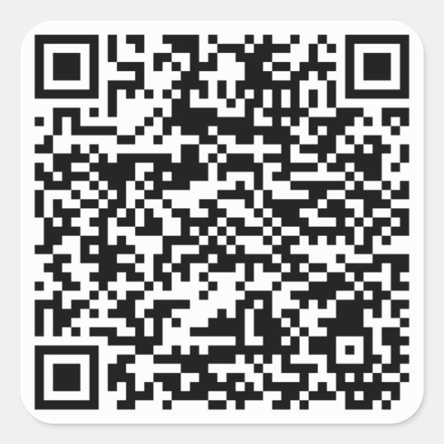 Pegatina de código qr de árbol de vínculos (Anverso)