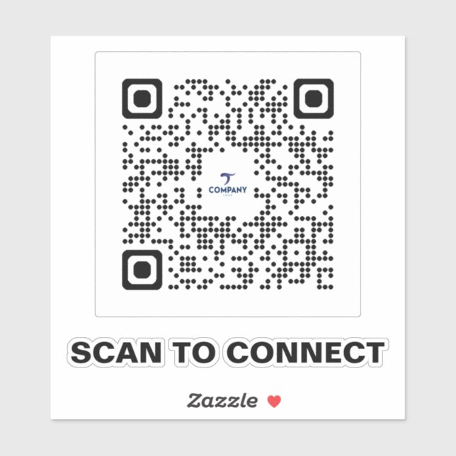 Pegatina de código QR minimalista - Optimización d (Hoja)