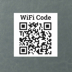 Pegatina de código QR Wifi